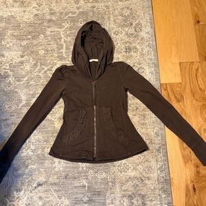 Prairie Underground Dark Brown Hooded Jacket